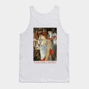 Woman with Arm Tattoo by Henri de Toulouse-Lautrec Tank Top